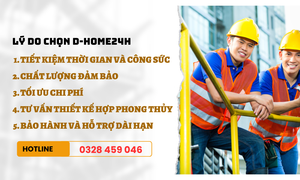 D Home 24H trở thành một lựa chọn đáng tin cậy khi khách hàng có nhu cầu sửa chữa và nâng cấp nhà cửa