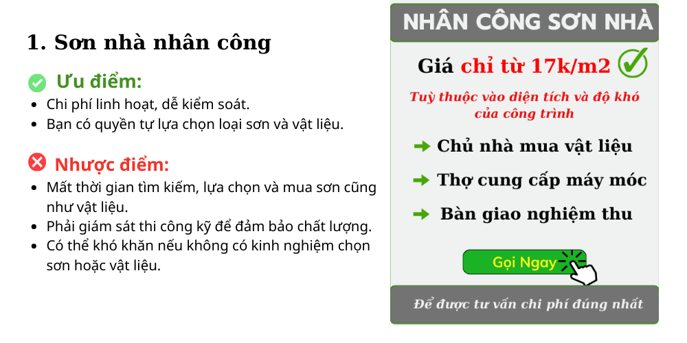gói sơn nhà