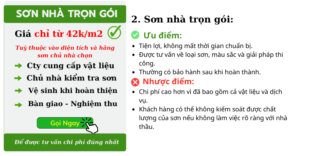 sơn nhà trọn gói