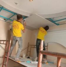 thi công vách thạch cao cách âm