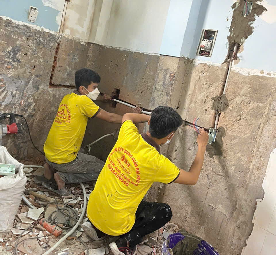 thi công lắp đặt nguồn điện
