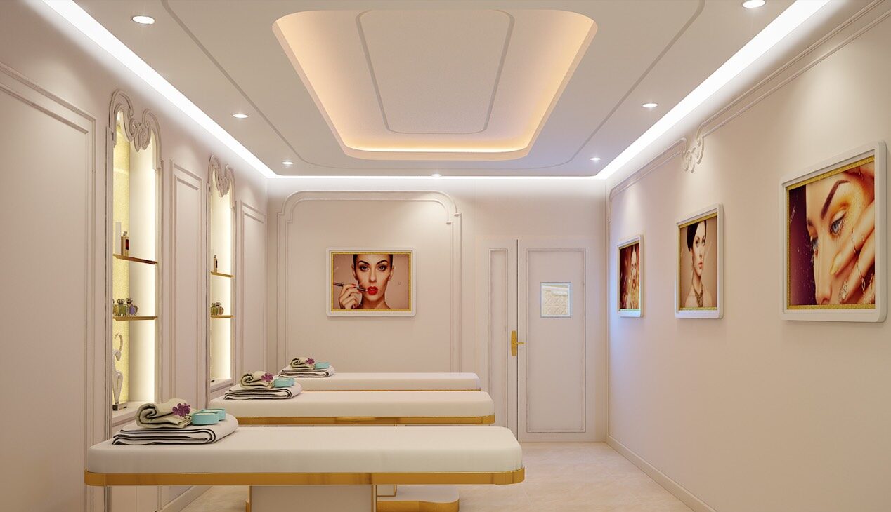 mãu trần và vách thạch cao mà d-home 24h thiết kế cho spa quận 9 mãu trần và vách thạch cao mà d-home 24h thiết kế cho spa quận 9