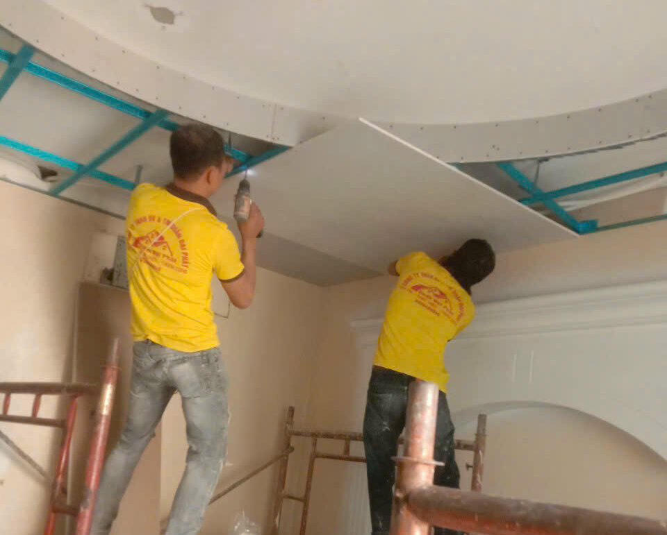 thợ làm trần thạch cao d-home 24h