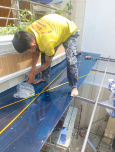 dịch vụ làm mái hiên che sân giá rẻ