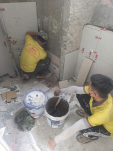 thợ d-home 24h thi công ốp lát