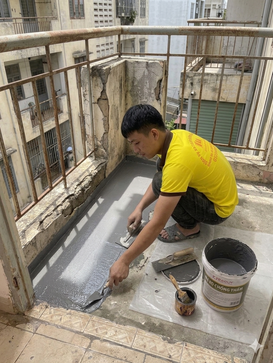 CHỐNG THẤM SÀN BAN CÔNG