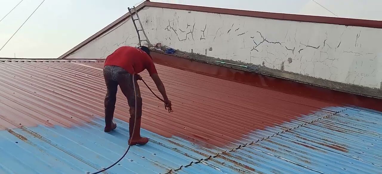 PHUN SƠN MÀU MÁI TÔN CHỐNG RỈ SÉT