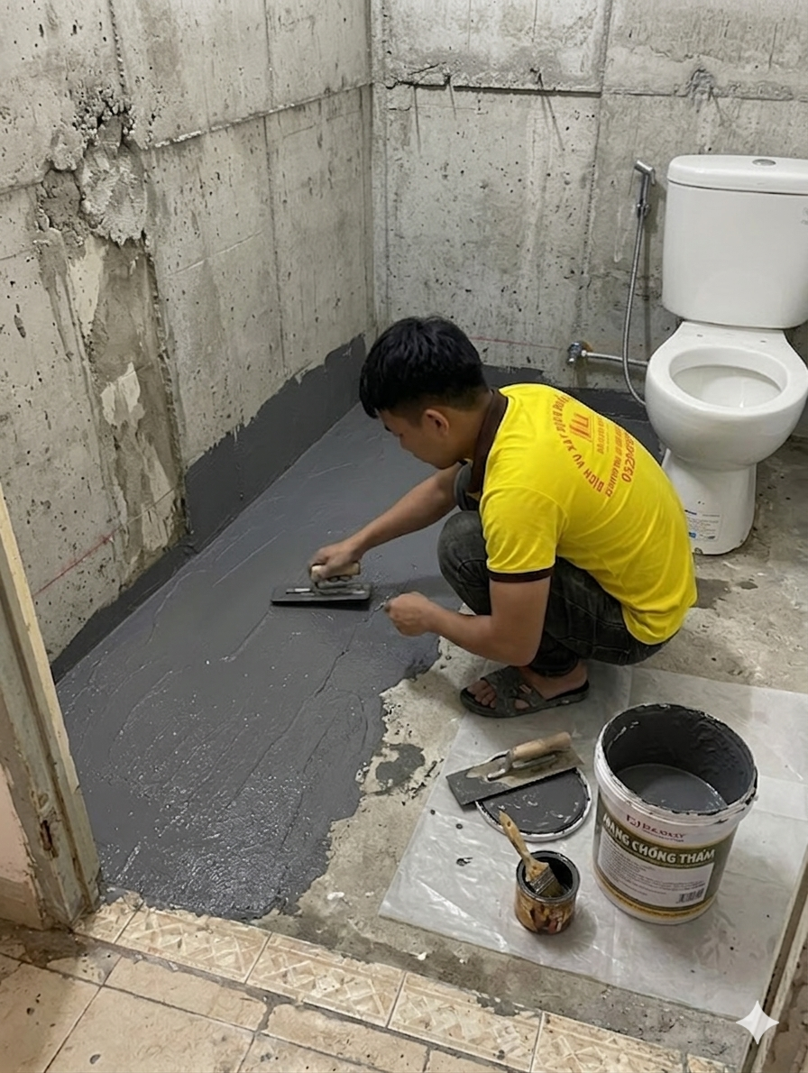 thợ d-home 24h chống thấm sàn bằng epoxy
