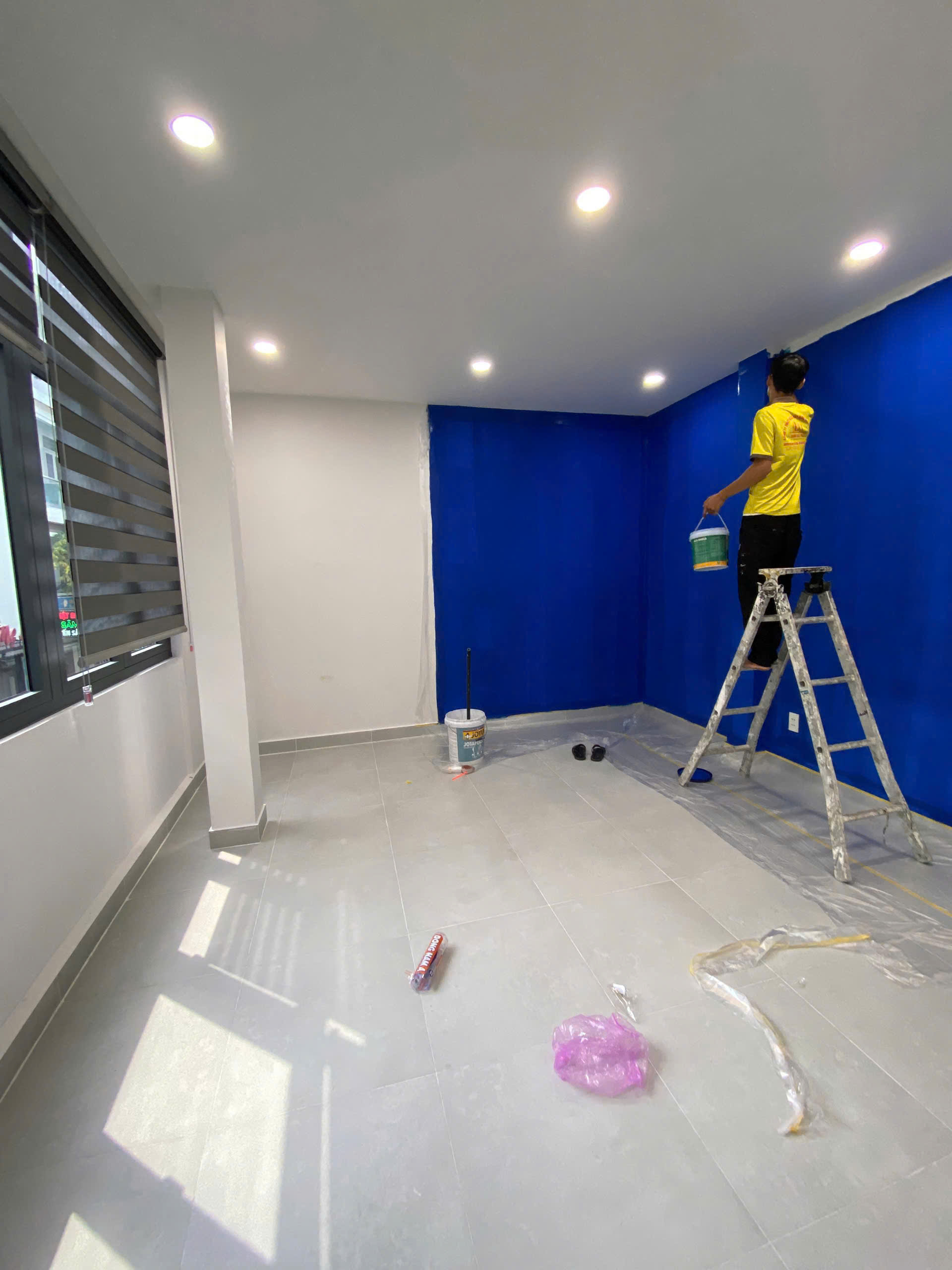 SƠN VÁCH TRANG TRÍ TRỌN GÓI CHO VĂN PHÒNG