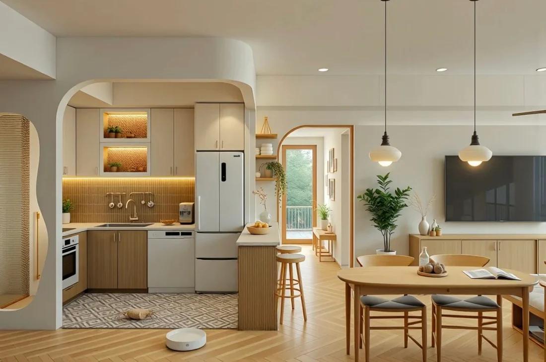 thiết kế bếp hiện đại mới